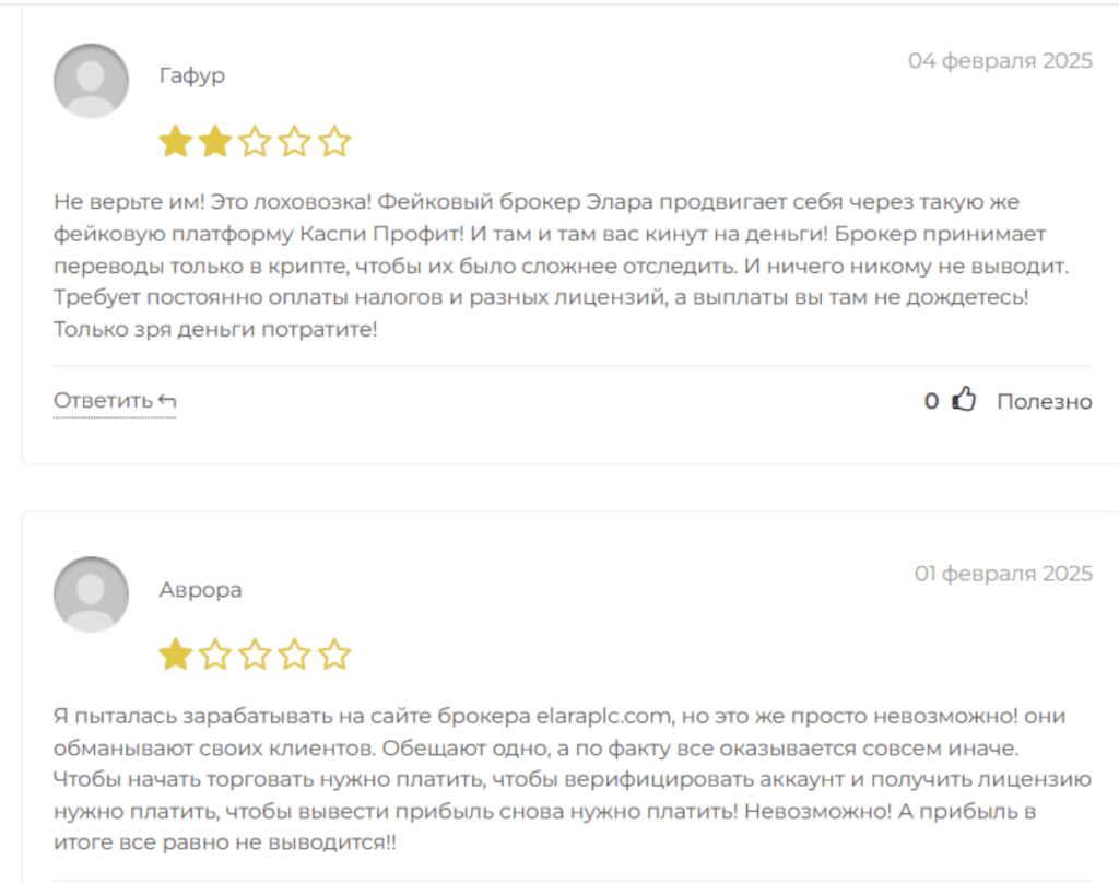 Elara Limited отзывы