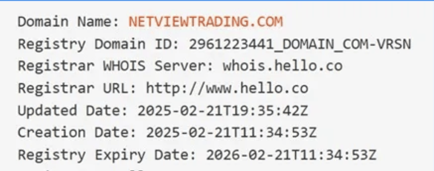домен Netview Trading