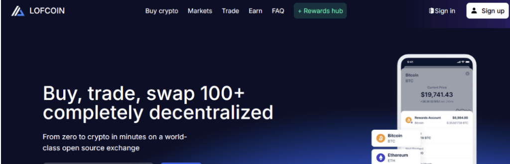 информация сайта LOFCOIN